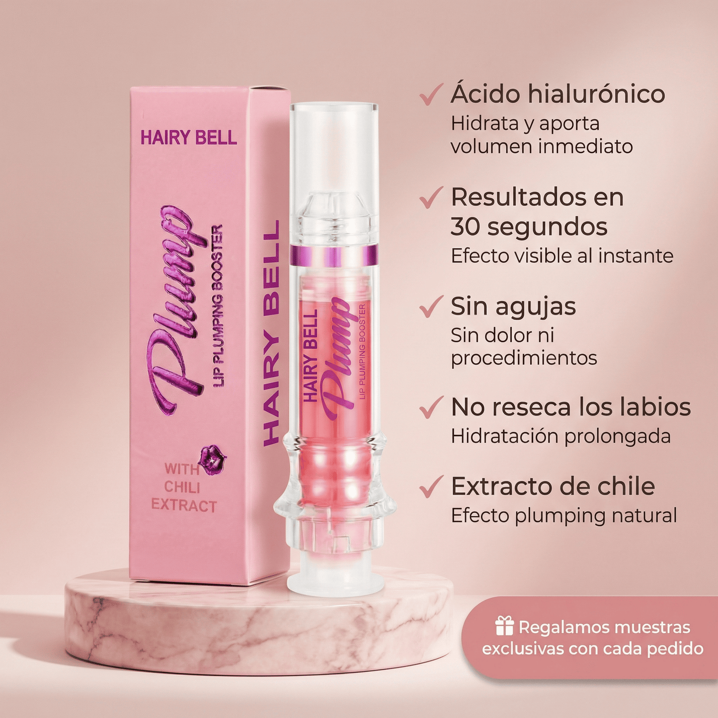 Plump® Volumenizador Labial con Ácido Hialurónico
