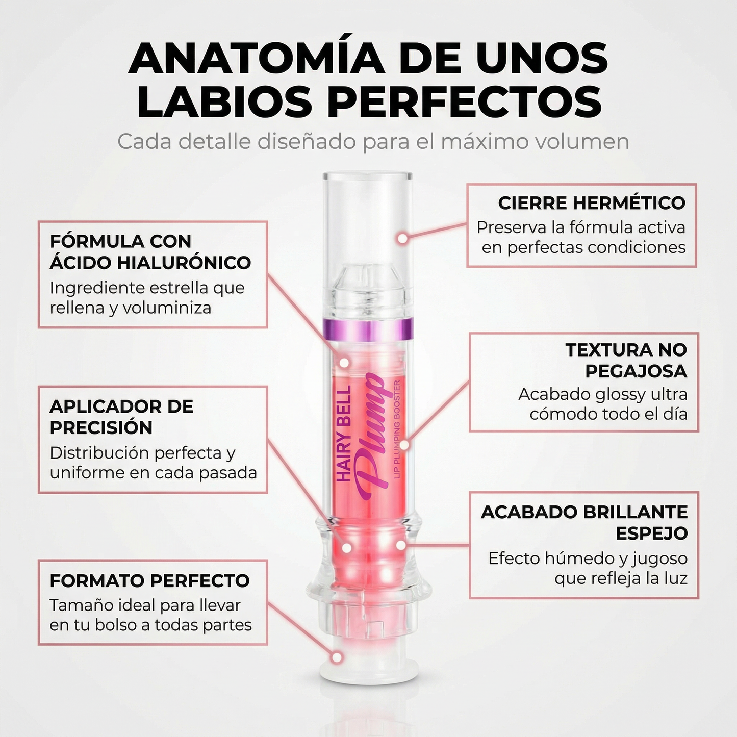 Plump® Volumenizador Labial con Ácido Hialurónico