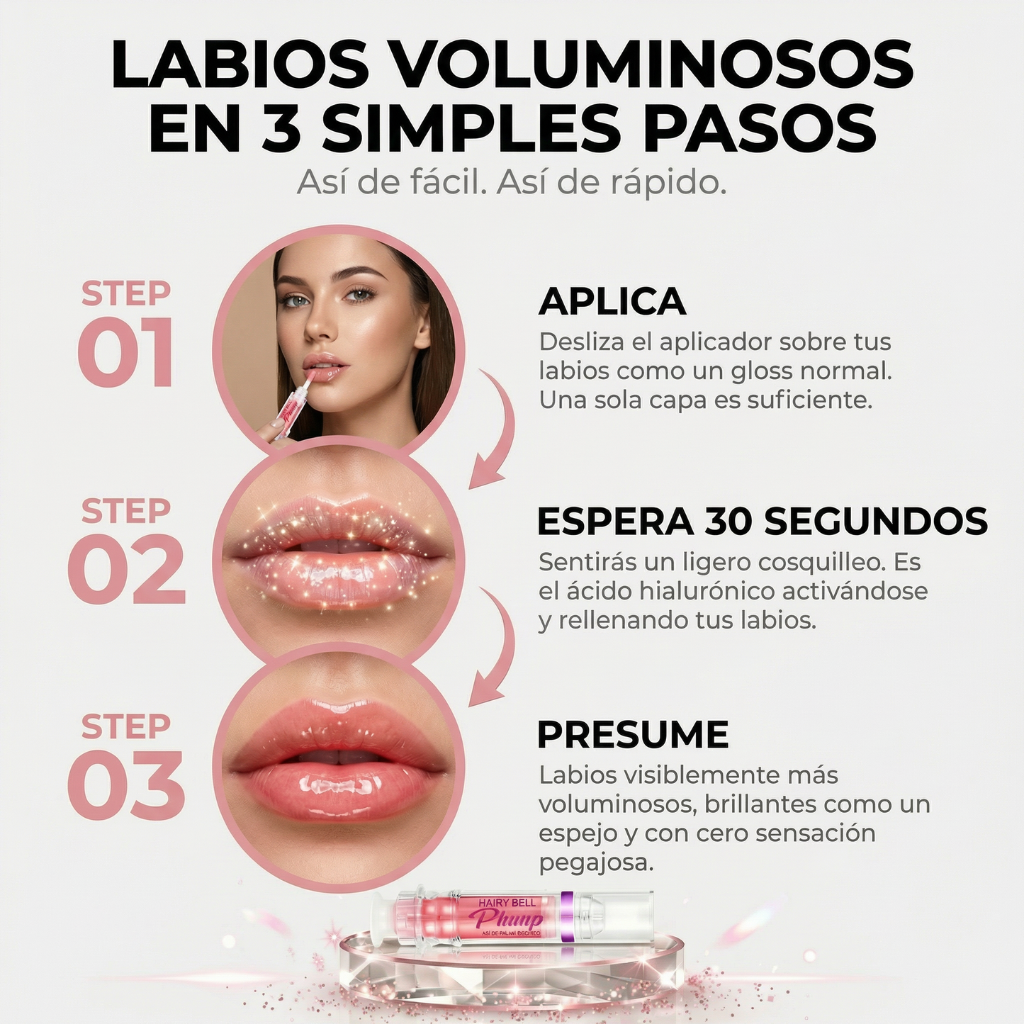 Plump® Volumenizador Labial con Ácido Hialurónico